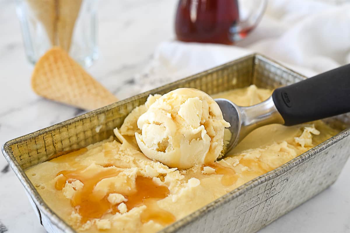 Tempering Eggs for Homemade Maple Ice Cream: A Simple Guide